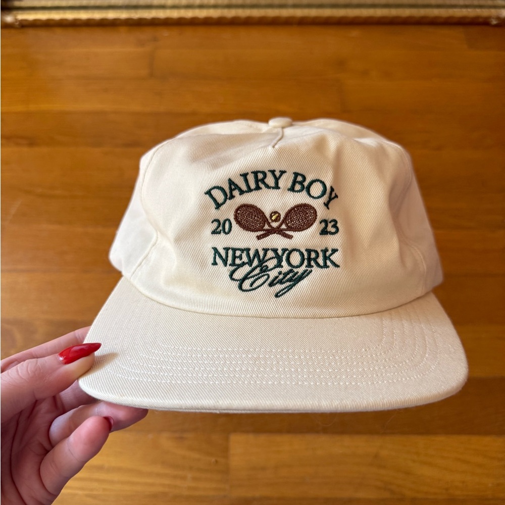 Cream Dairy Boy New York City Cap